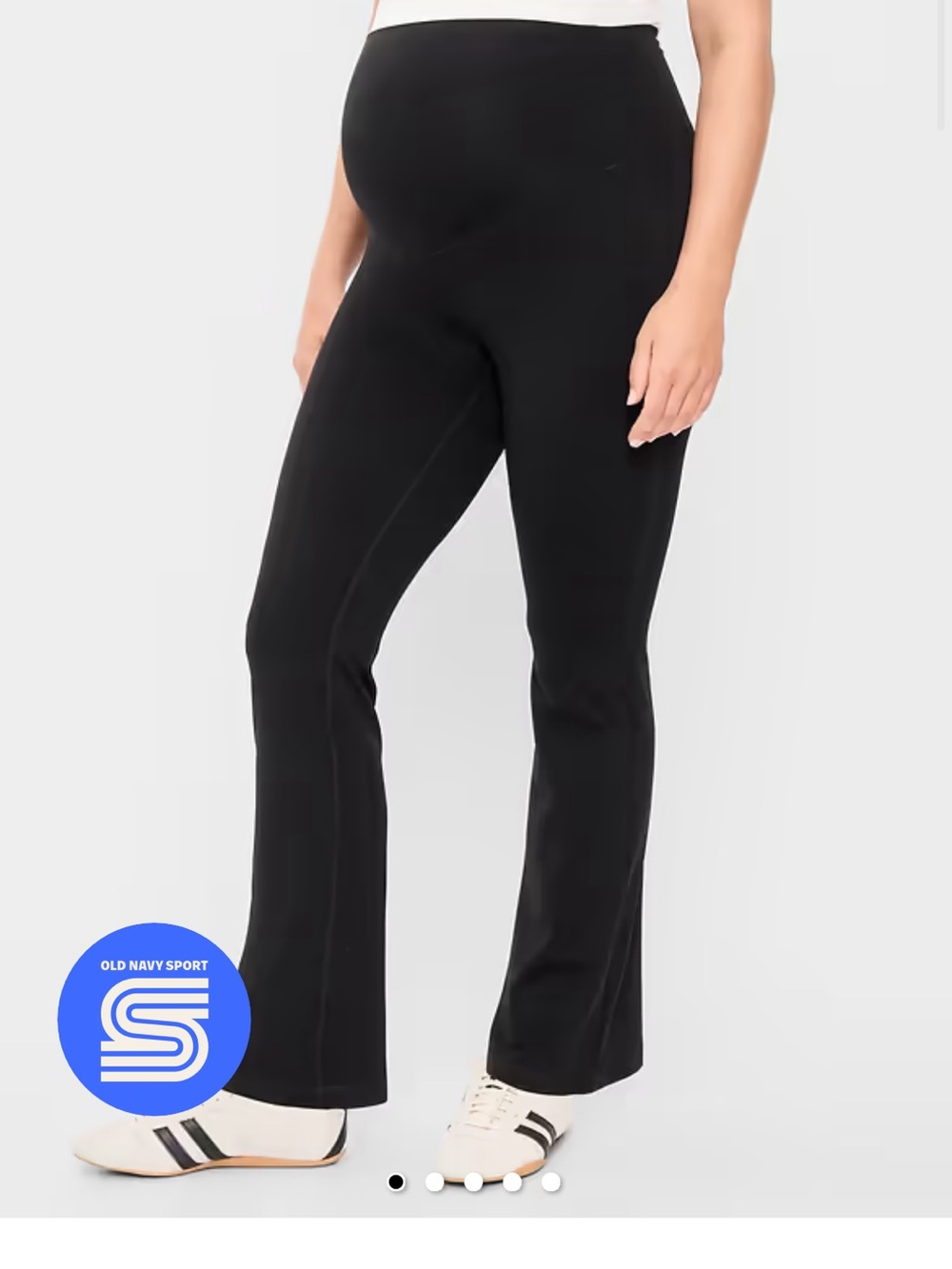 Old Navy Maternity Black Flare Leggings